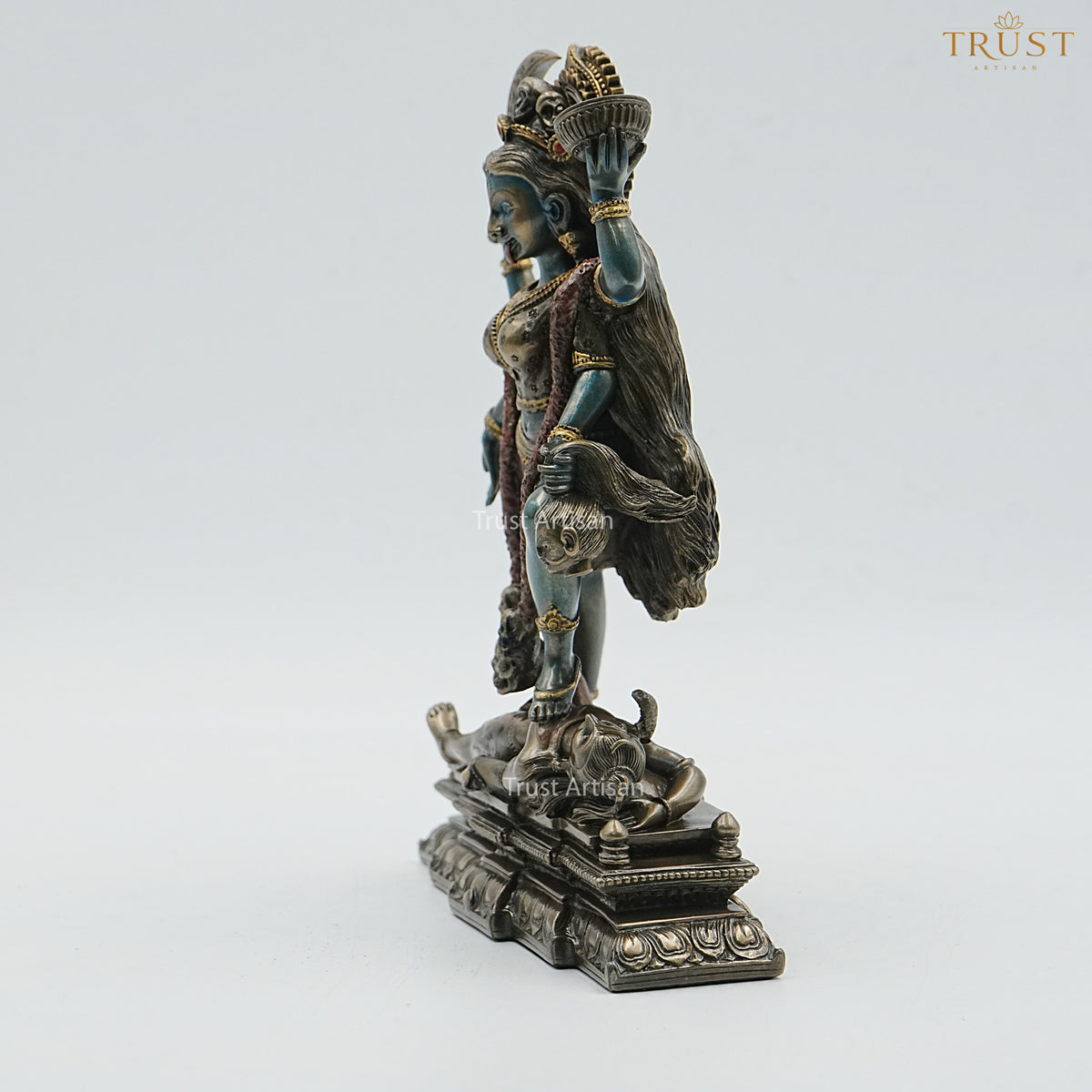 Maa Kali Idol Statue | Mahakali Murti for Home Temple, Vastu & Spiritual Decor | Powerful Goddess Kali Sculpture